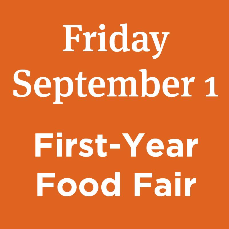 September 1 Food Fair
